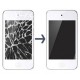 Forfait changement vitre tactile et LCD pour iPod Touch 4g blanc